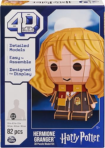 Miniatura 7 de 4D Build, Kit de modelo 3D de Hermione Granger de Harry Potter, coleccionables de Harry Potter y decoración de escritorio, rompecabezas para