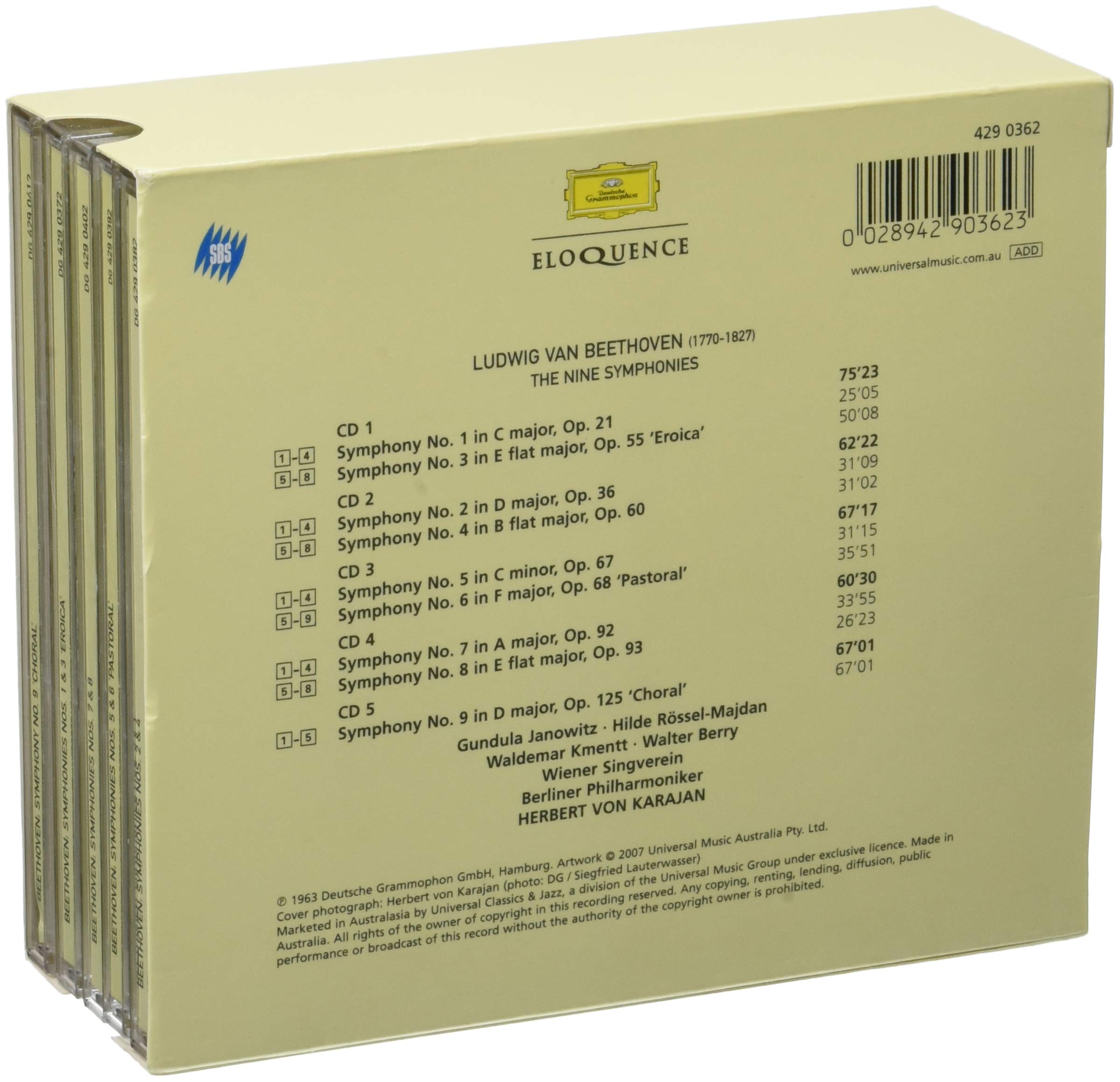 Complete Symphonies 1963