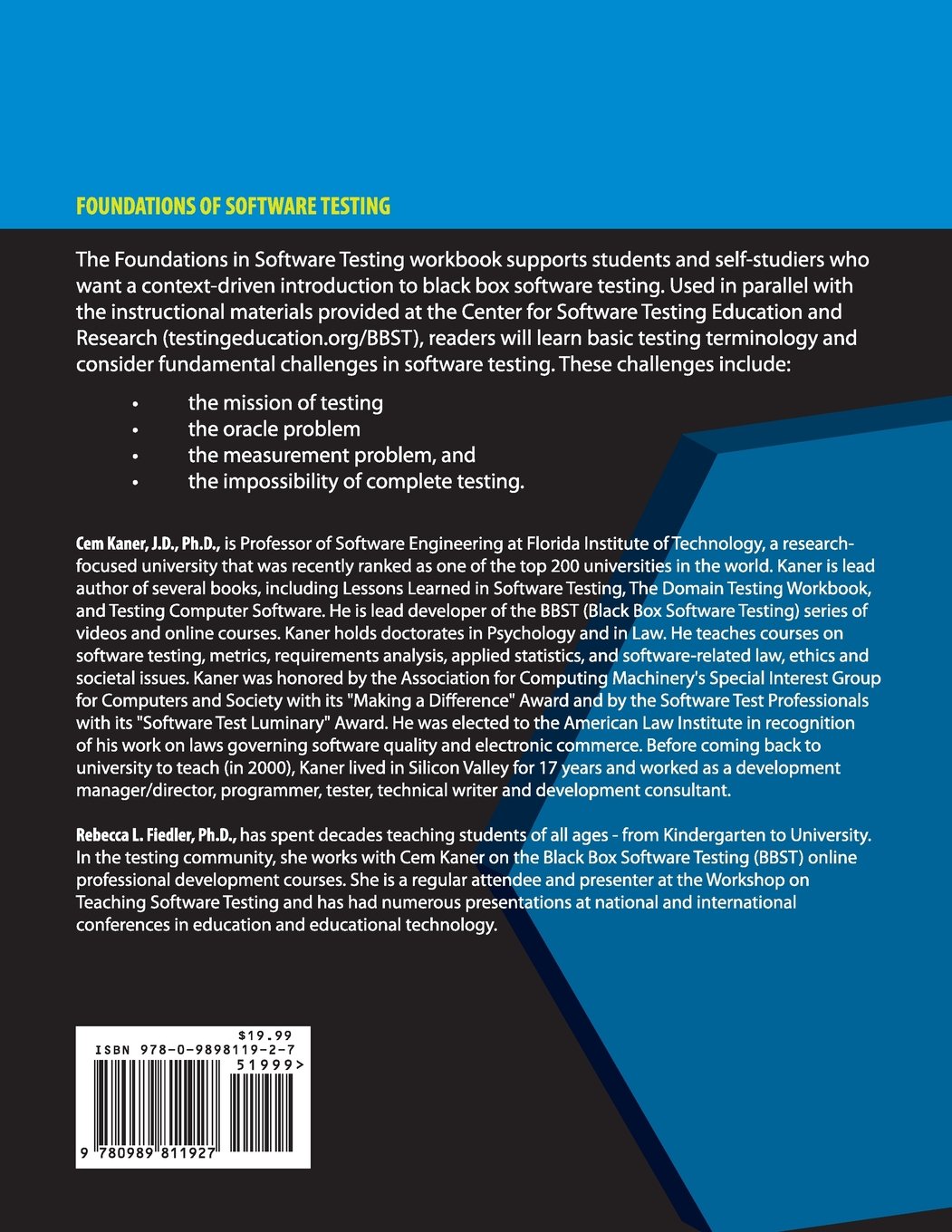 Foundations of Software Testing