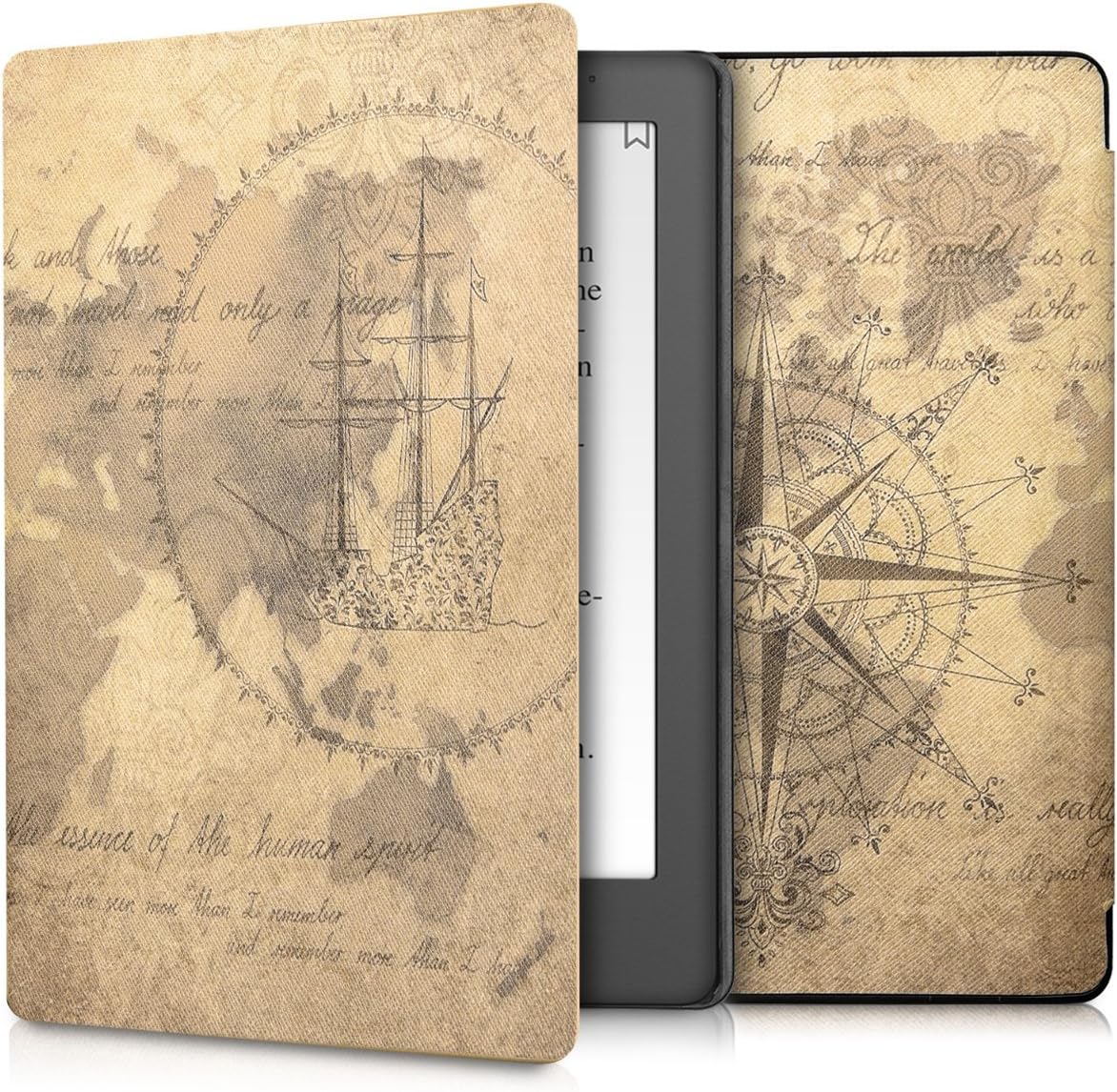 kwmobile Custodia eReader Compatibile con Kobo Aura H2O Edition 2 Cover