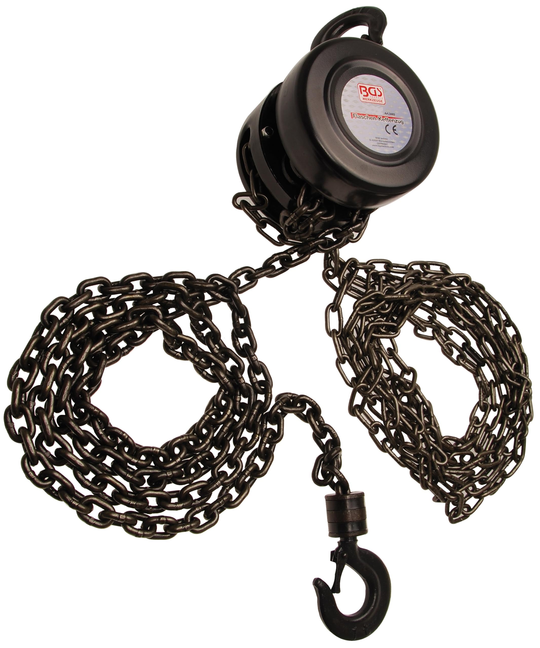 BGS 3483 | Paranco a catena | altezza di sollevamento 2,5 m | 1 t
