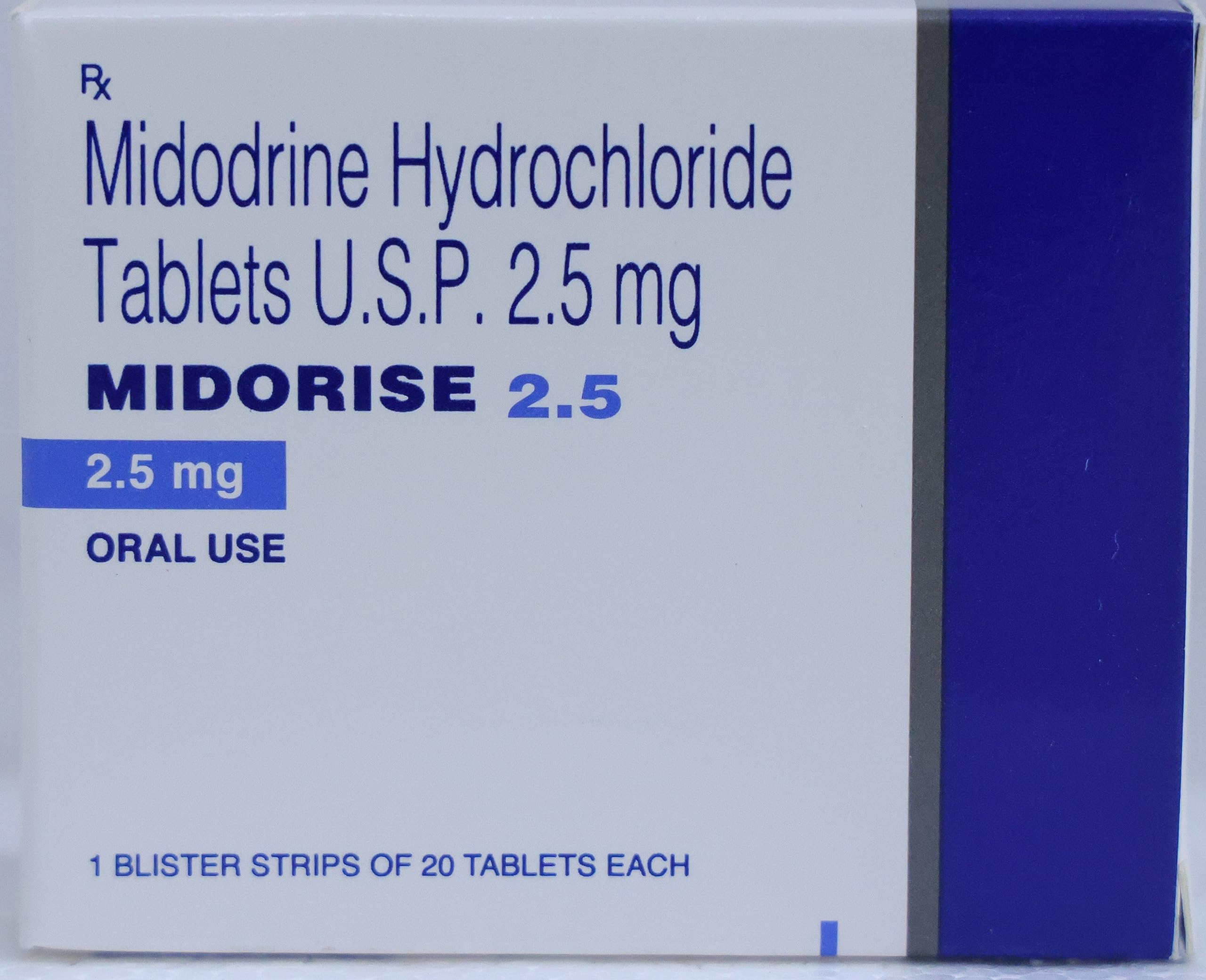 Midorise 2.5 - Strip of 20 Tablets