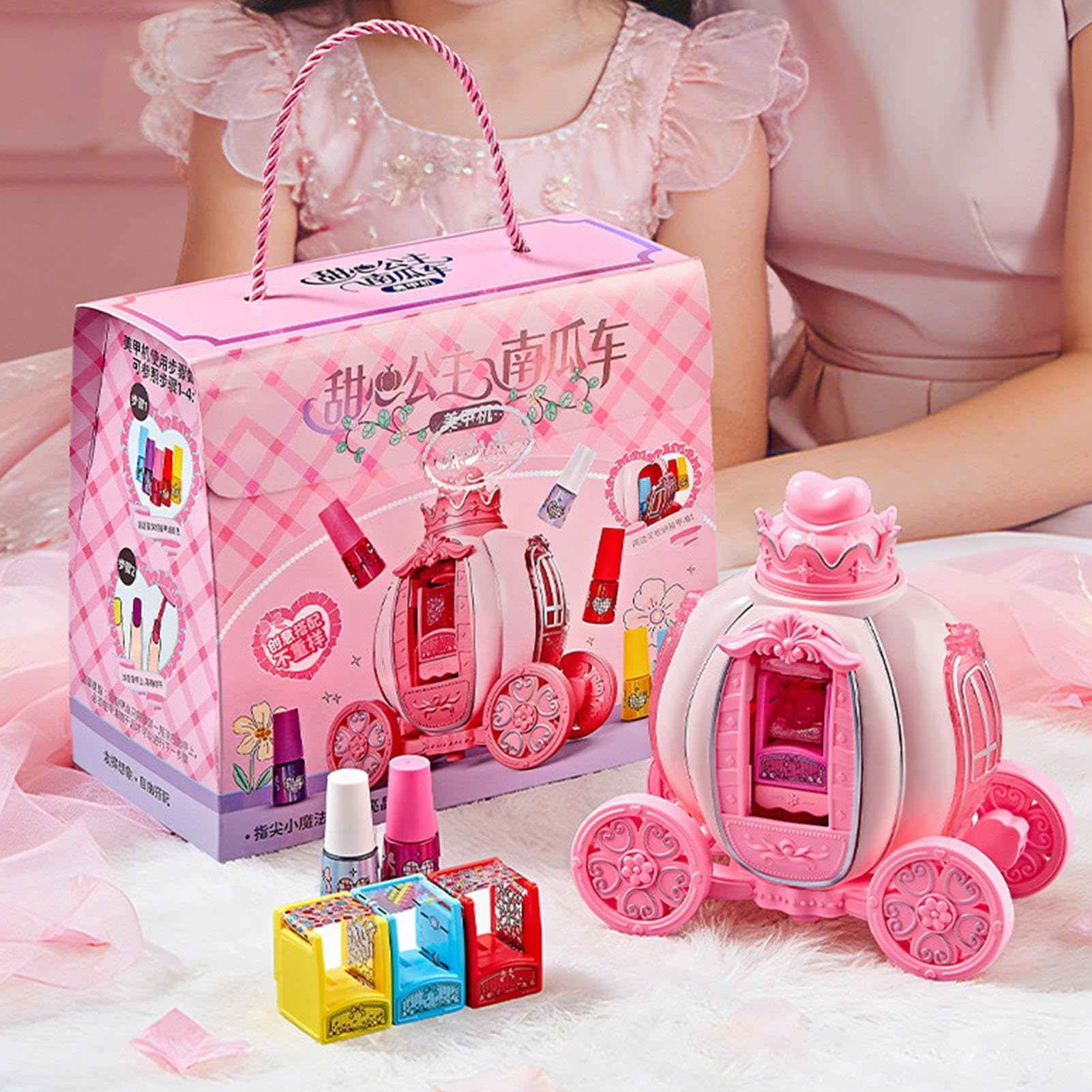Zestaw do manicure dla dziewczynek Na Bazie Wody, Zmywalny, Szybkoschnący Z