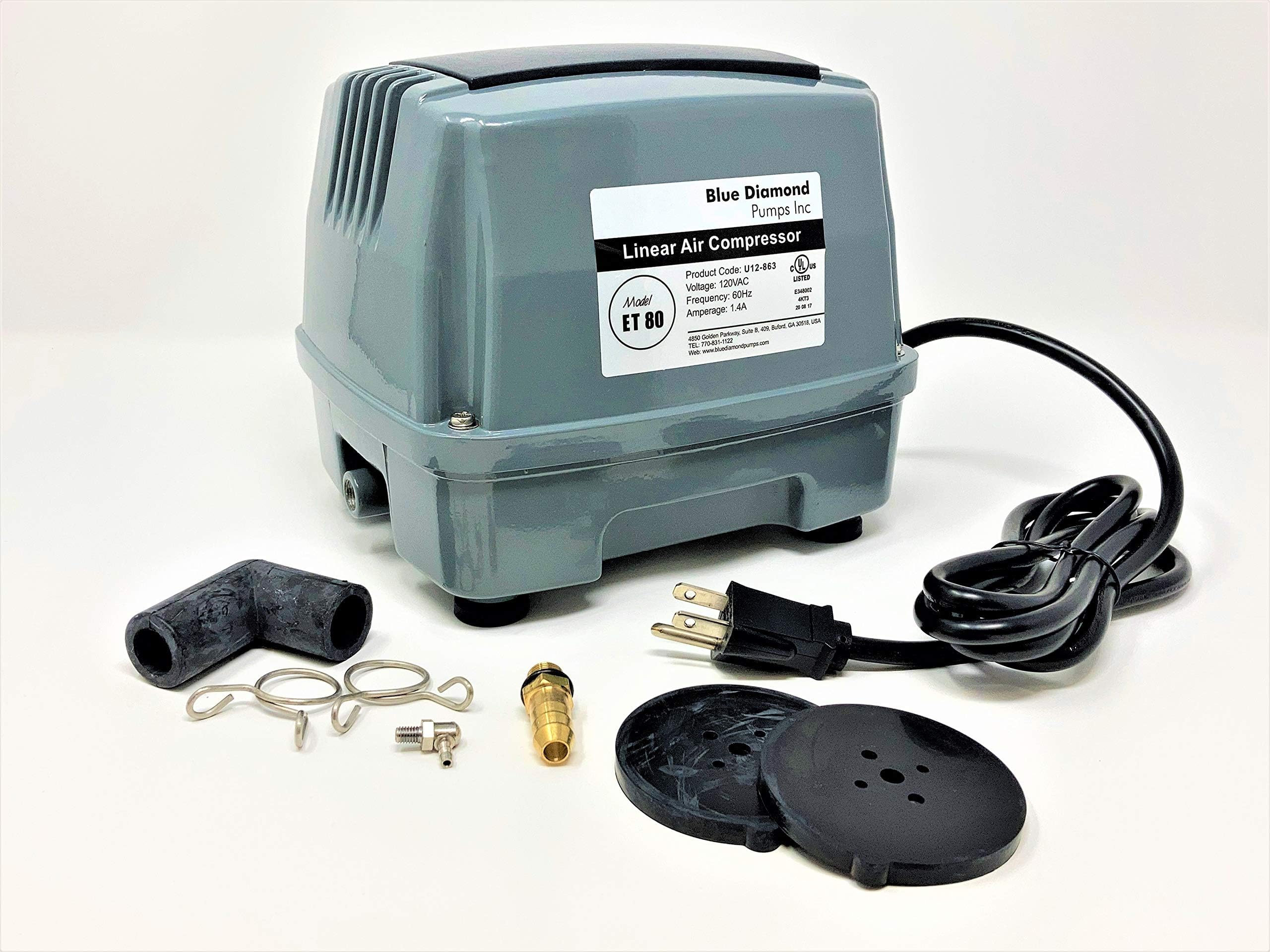 HIBLOW HP80 Pond Aerator/ Septic Linear Air Pump Pond