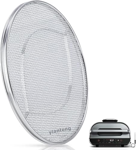 Protector de salpicaduras de acero inoxidable para Ninja FG551 Foodi accesorios para parrilla de interior reutilizable Ninja Foodi Smart XL 6 en 1