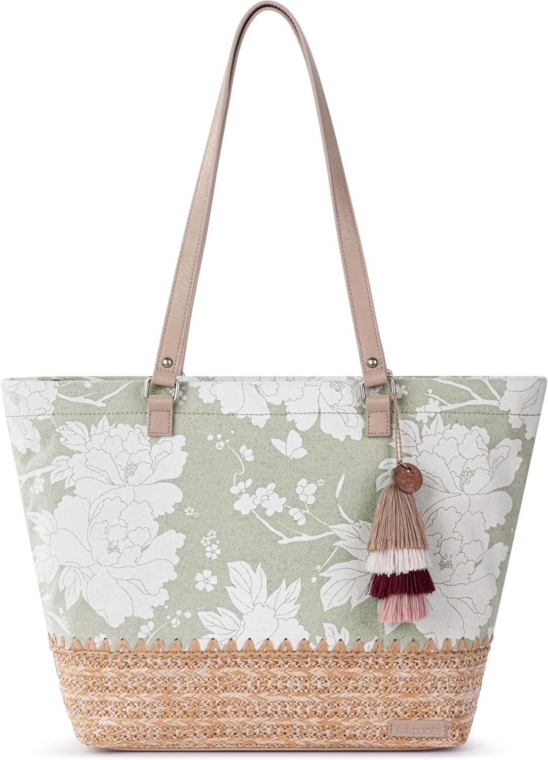 Sakroots Metro Tote Bag - Large Shoulder Bag For Everyday & Travel - Handbag With Zipper Closure & Dual Shoulder Strap