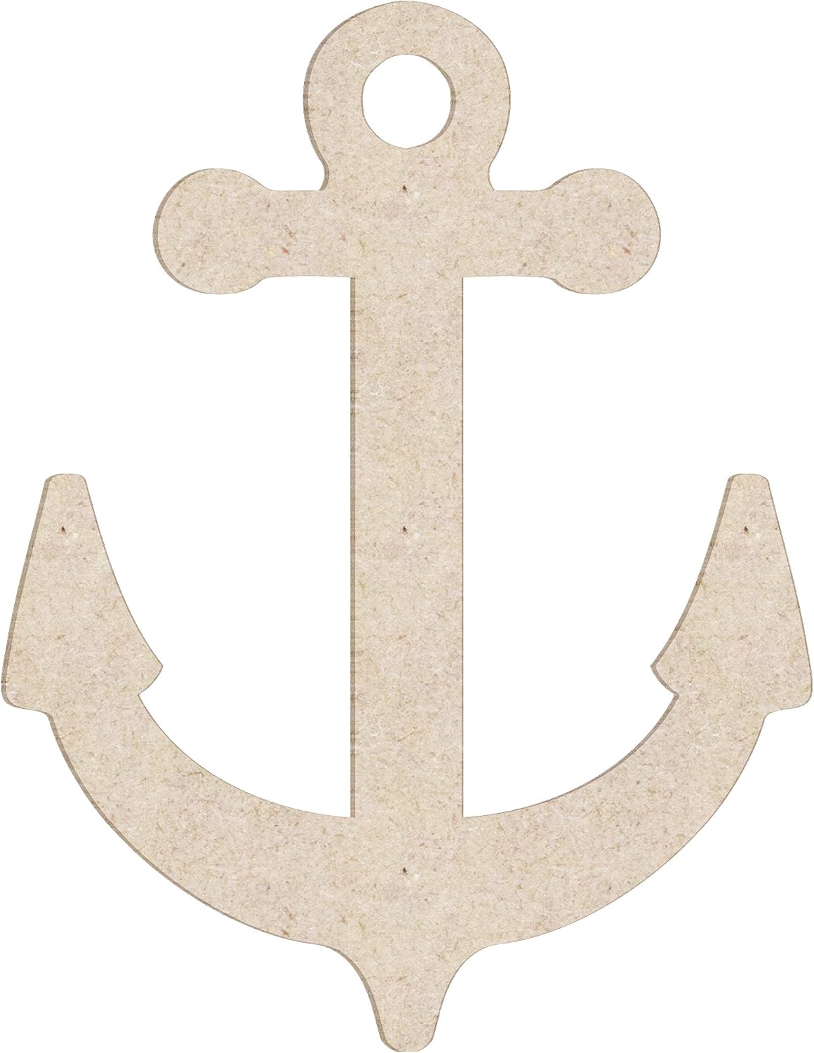 24" Anchor Unfinished Wood Cutout Shape