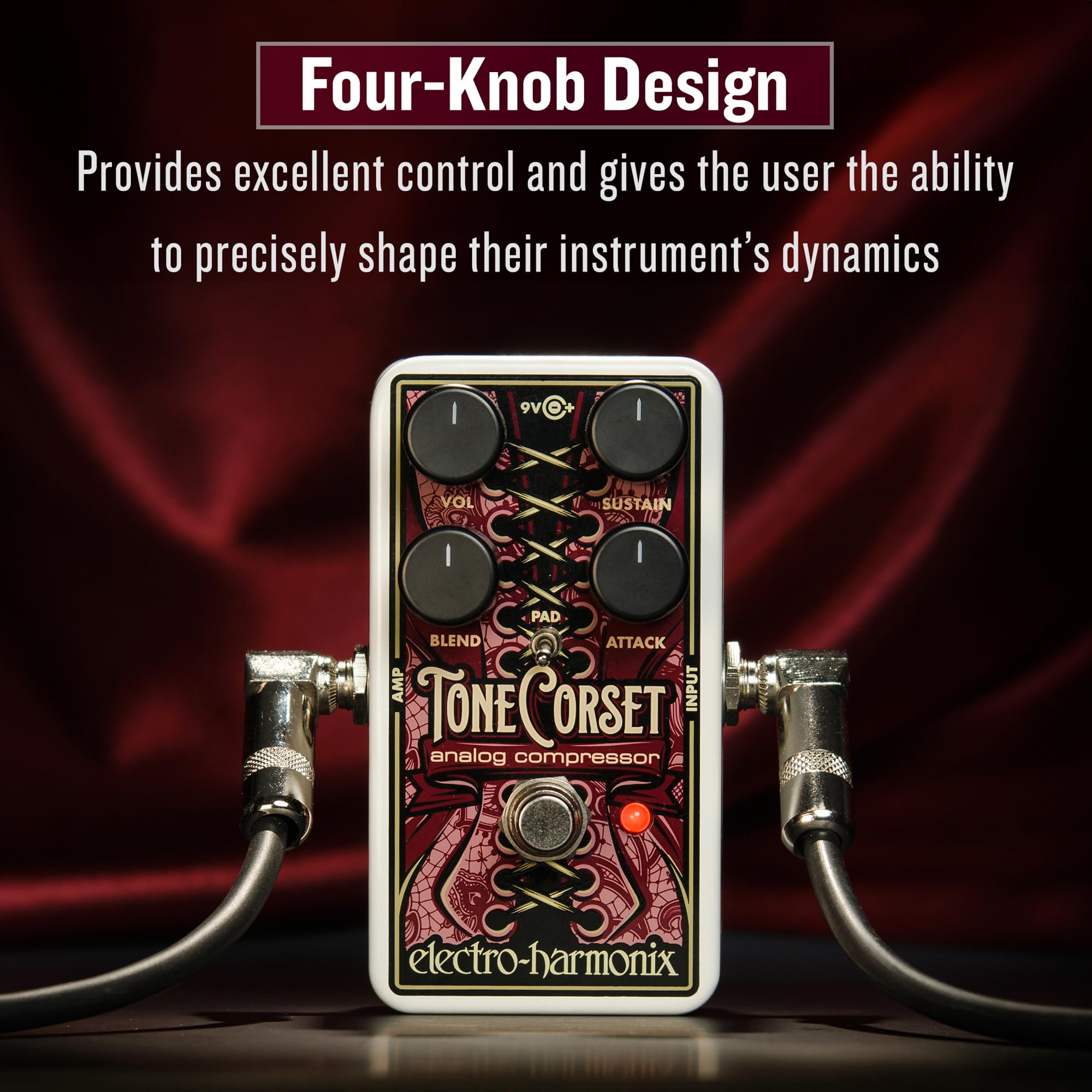 electro-harmonix Tone Corset　コンプレッサー　EHX Amazon.com: Electro-Harmonix Tone Corset Analog Compressor Pedal