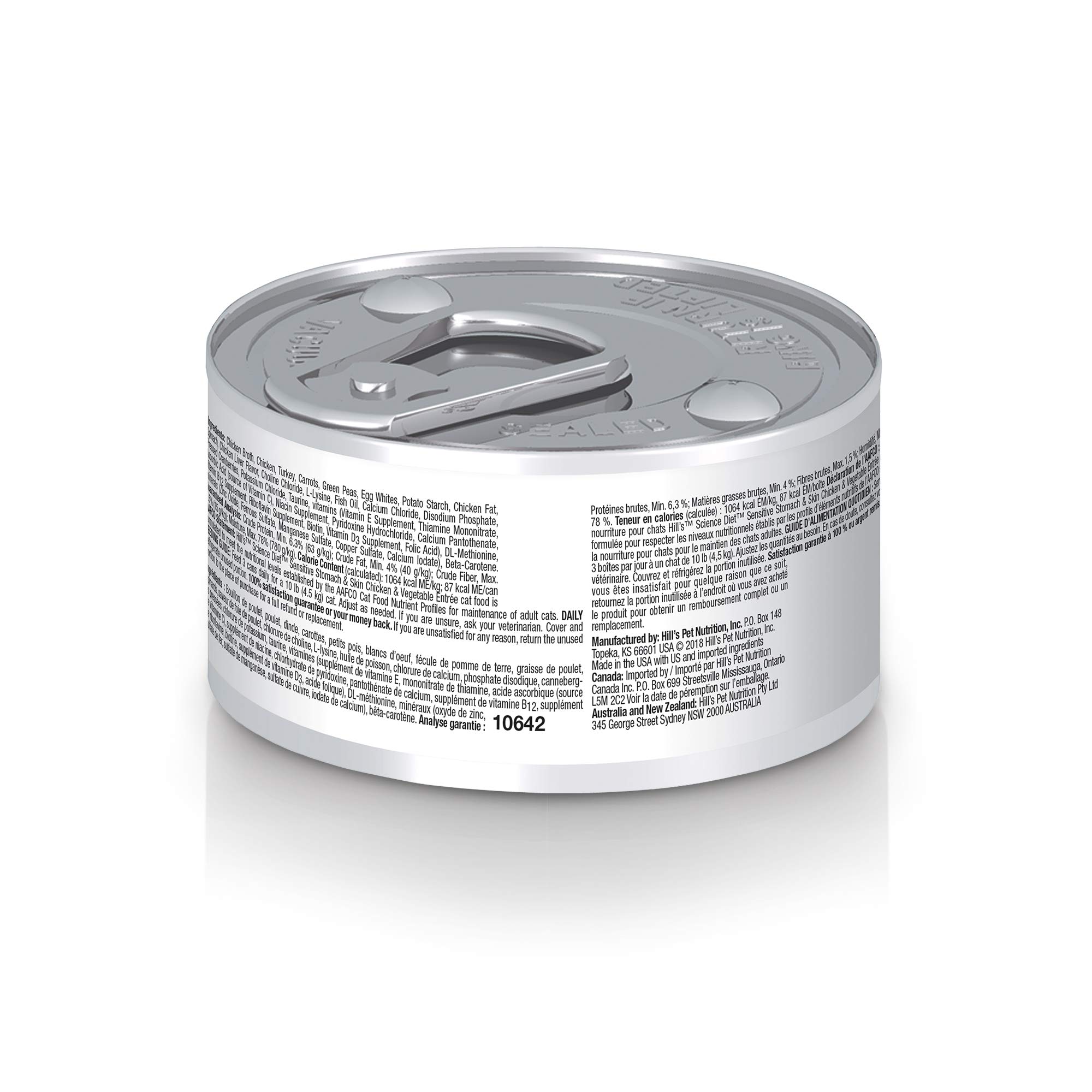 wet cat food for sensitive skin