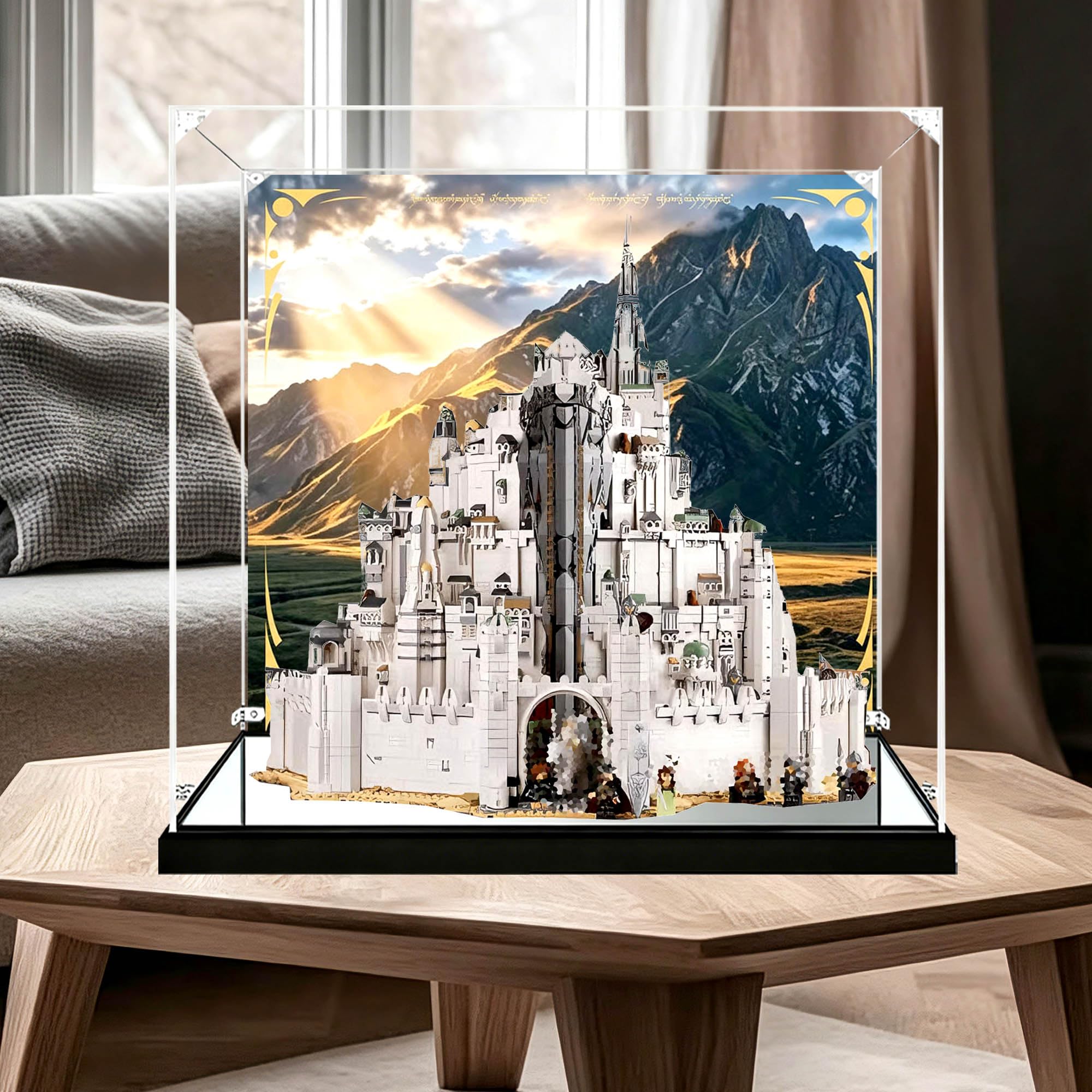 Vetrina compatibile con Le-go 11377 White City Sets (Sfondo 1)