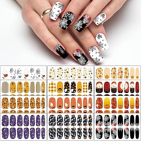 Amazon.com: 15 Sheets Christmas Nail Decals, 7 Sheets Nail ...