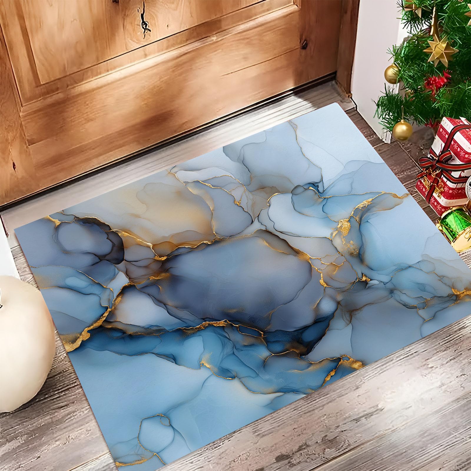 Tapis de porte intérieur extérieur pour une entrée propre en automne