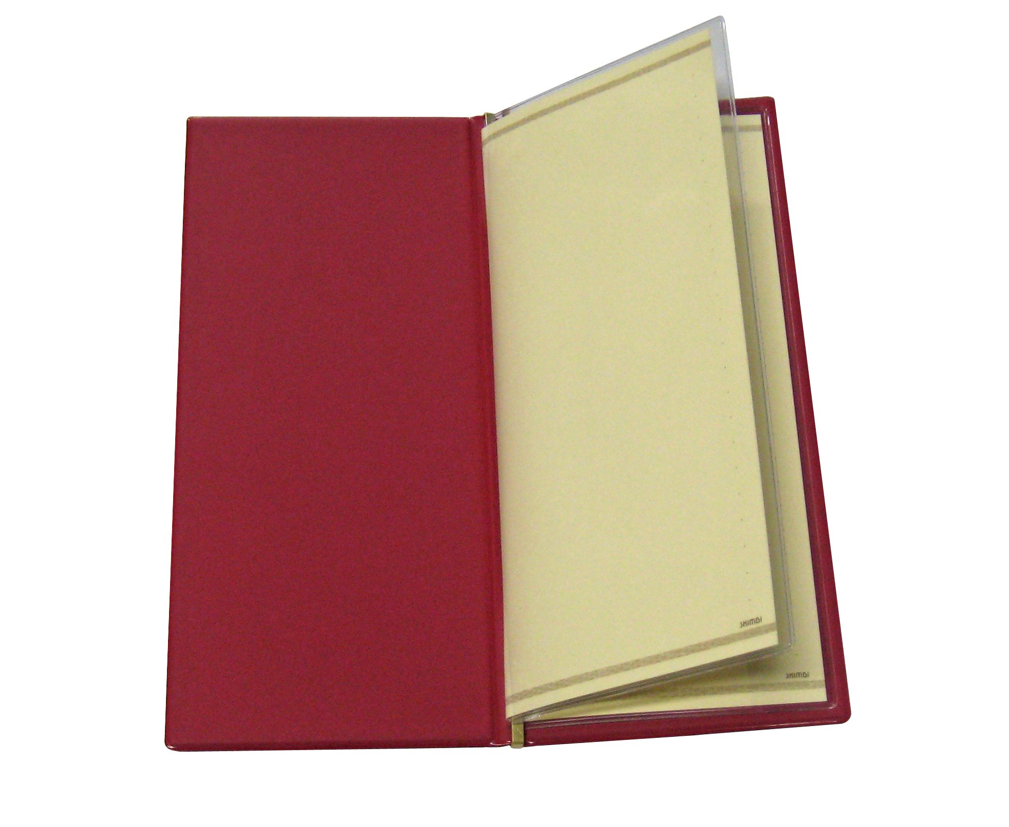 Amazon.co.jp: シンビ 洋風メニューブック 赤 MS-303 : 産業