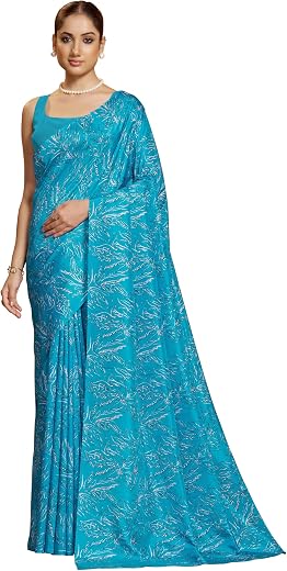 Garden Vareli Art Silk Floral Print Saree