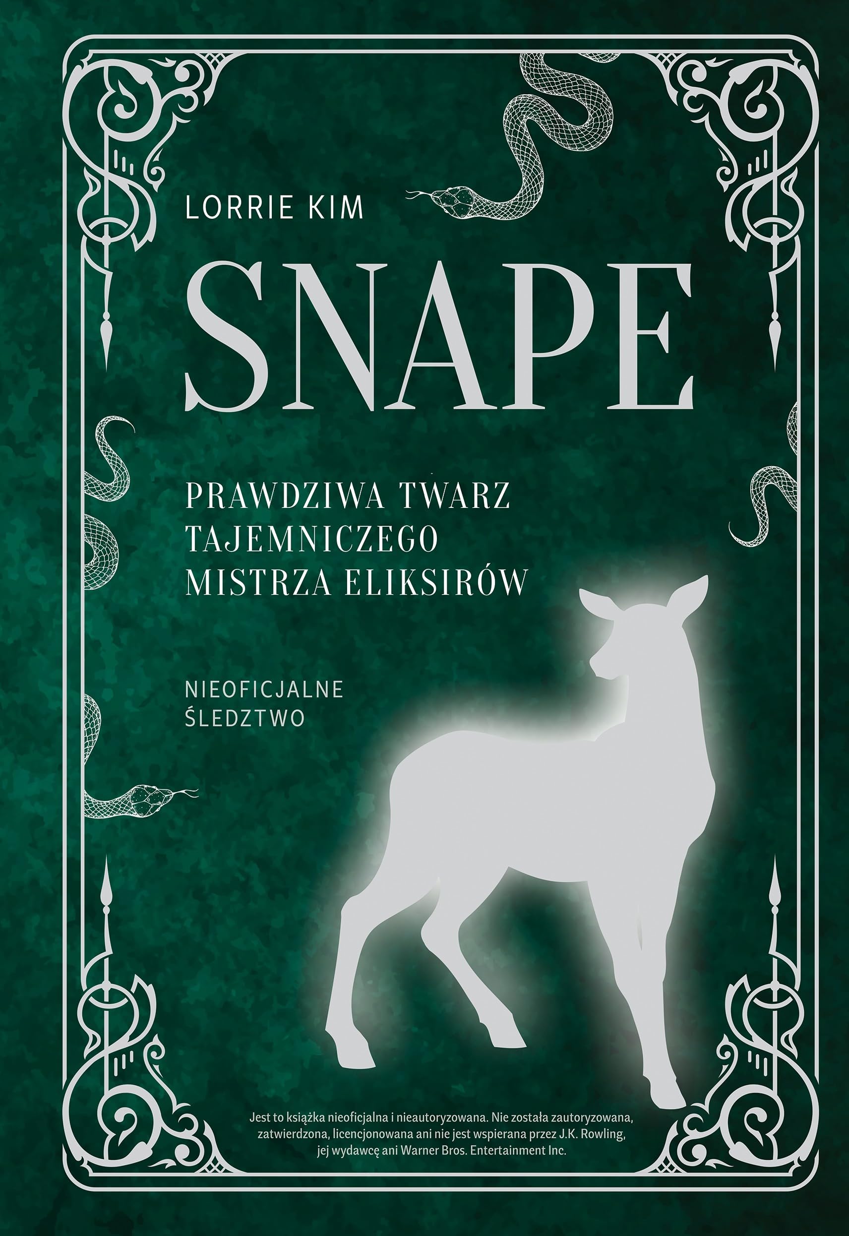 Polish book SNAPE Prawdziwa twarz Lorrie Kim Hardcover 2025 polska ksiazka