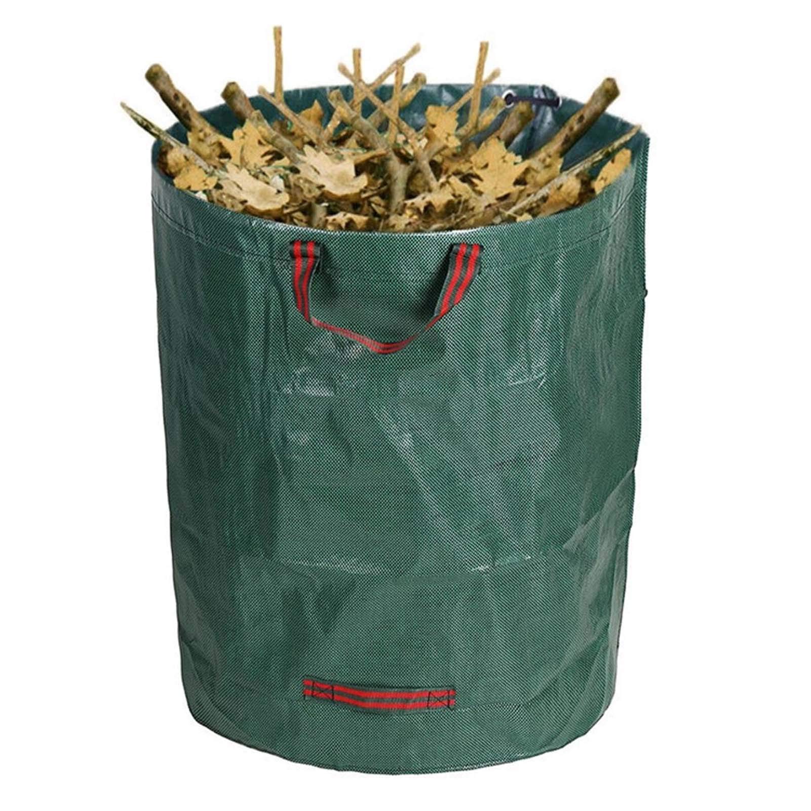 Sacchi per Rifiuti da Giardino 4Pack, Sacco da Giardino 270 Litri, Sacchi da Giardinaggio Professional, Sacco per Raccolta Foglie, Riutilizzabile
