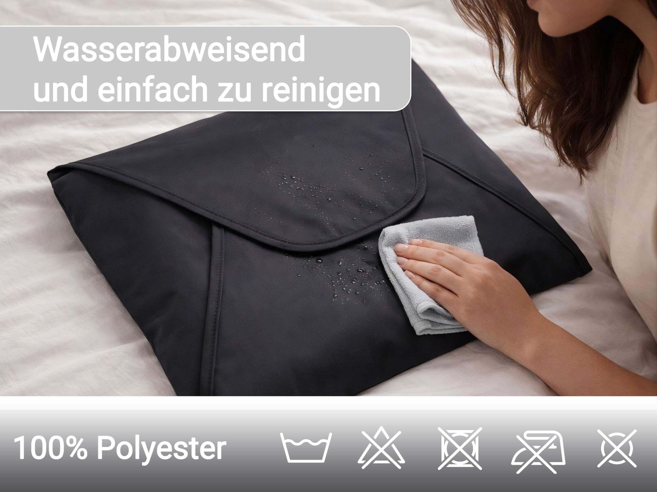 ZOLLNER 3er Set Hemdentaschen in 41x30 cm - für faltenfreie Kleidung - wasserabweisend - Polyester - leichtes Gewicht