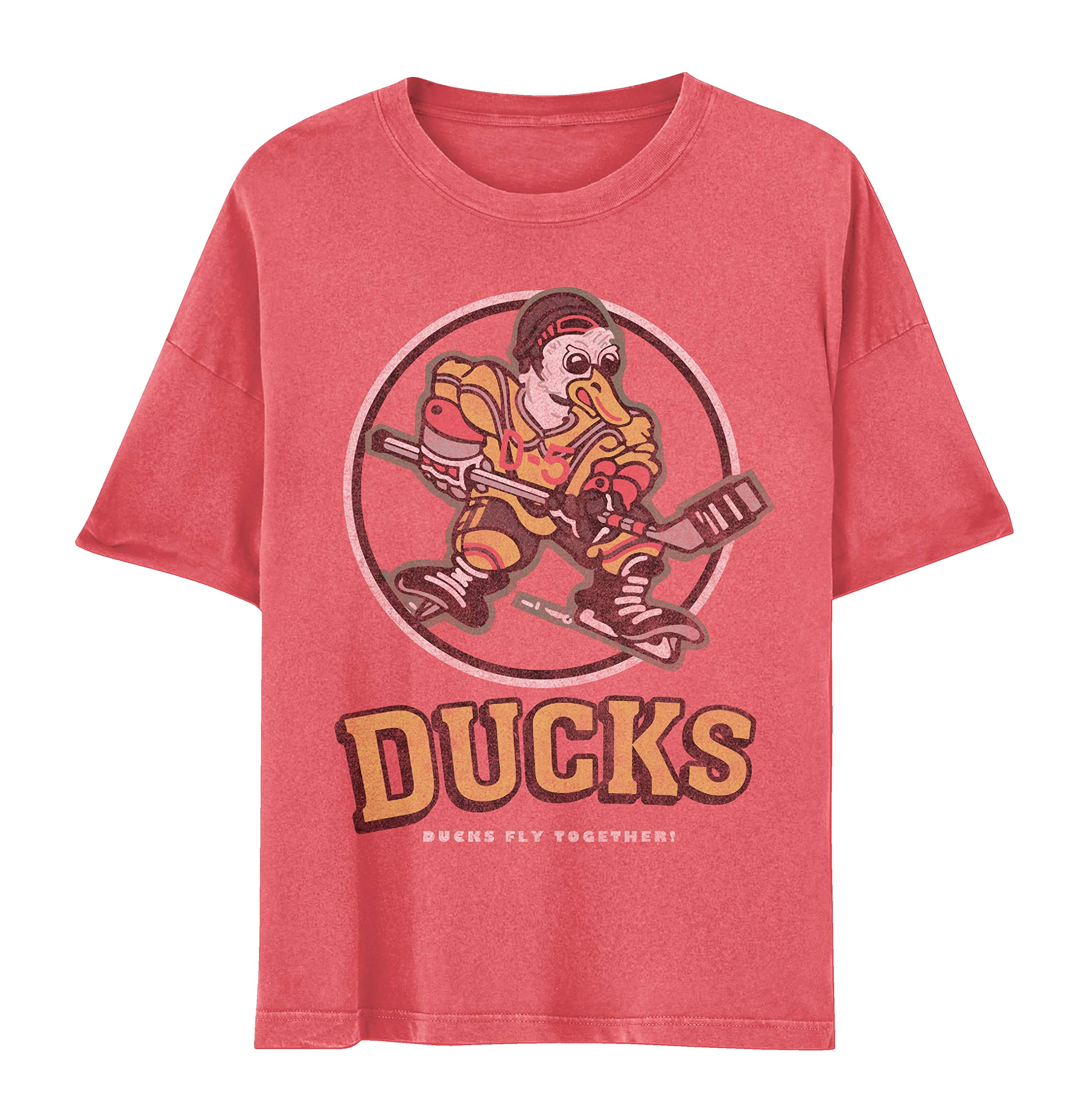 Mens Classic Mighty Ducks Shirt - The Mighty Ducks Tee Shirt - Gordon Bombay & Charlie Conway Graphic T-Shirt