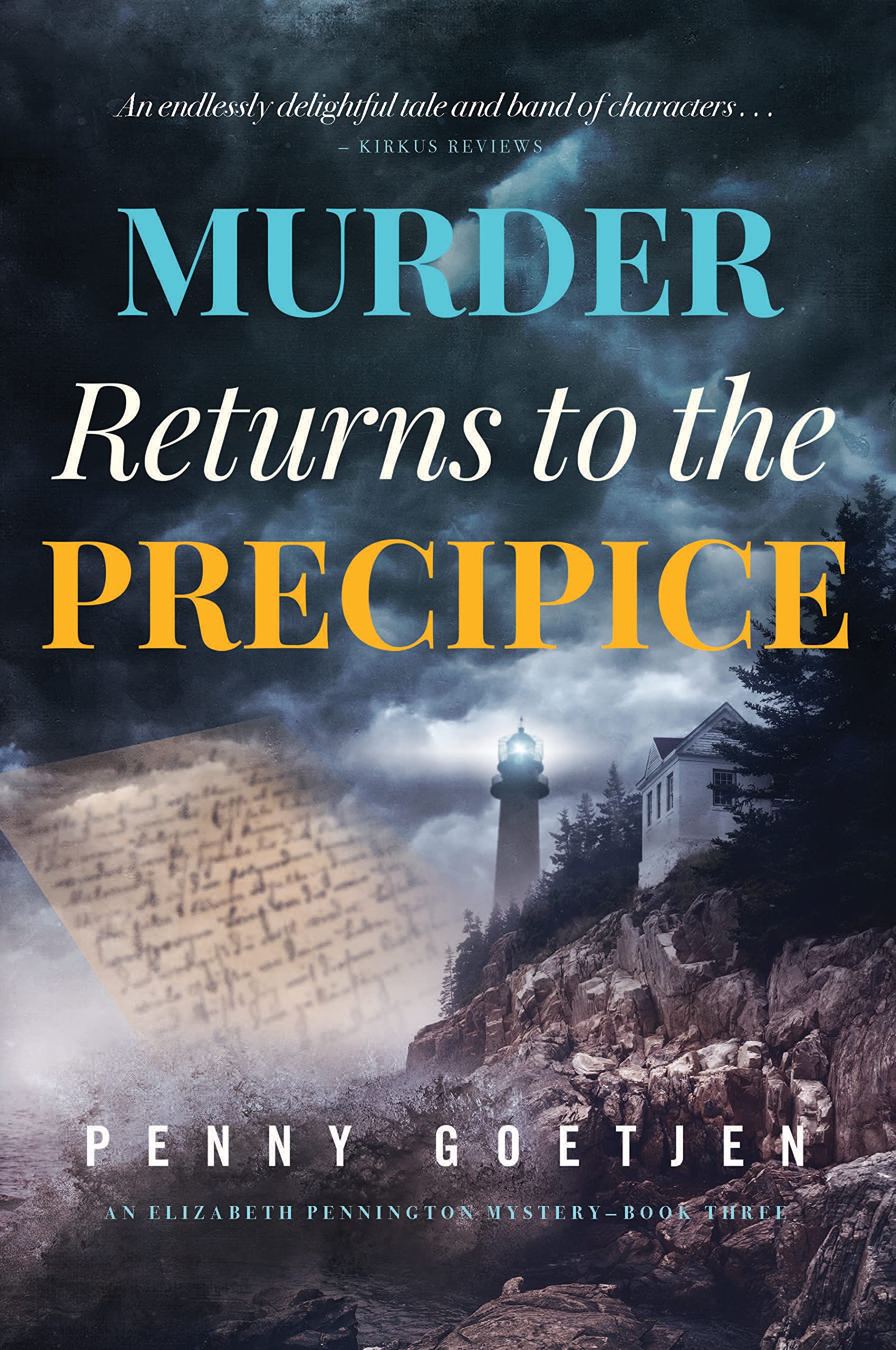 Murder Returns to the Precipice (Elizabeth Pennington Mysteries Book 3)