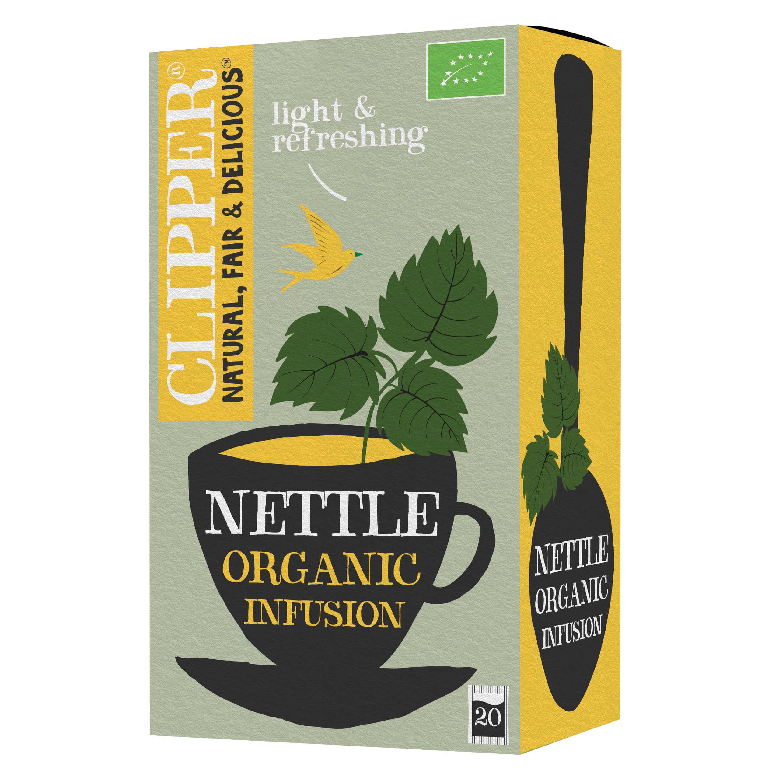 Clipper Organic Nettle Infusion Tea Bag - Pack of 20, 30g