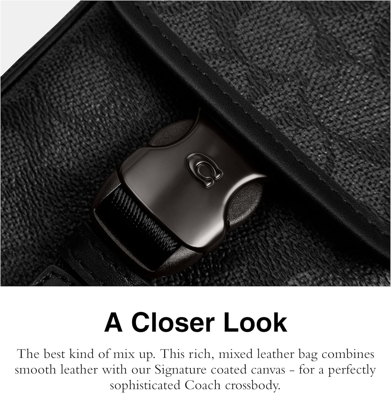 Coach League Phone Crossbody Bag in Signature Canvas - Image 4