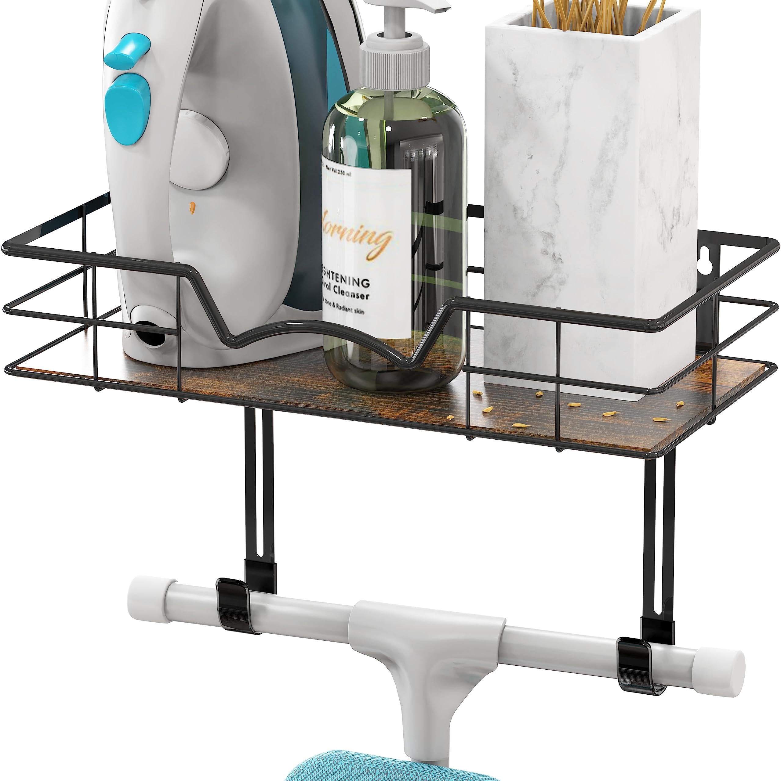 Amazon.com: Simple Houseware Wall Mount Ironing Board Holder with ...