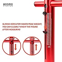 Vista 3 de Booms Fishing Escala de aluminio TS1 con resorte y gancho de 50 libras/48.5 lbs