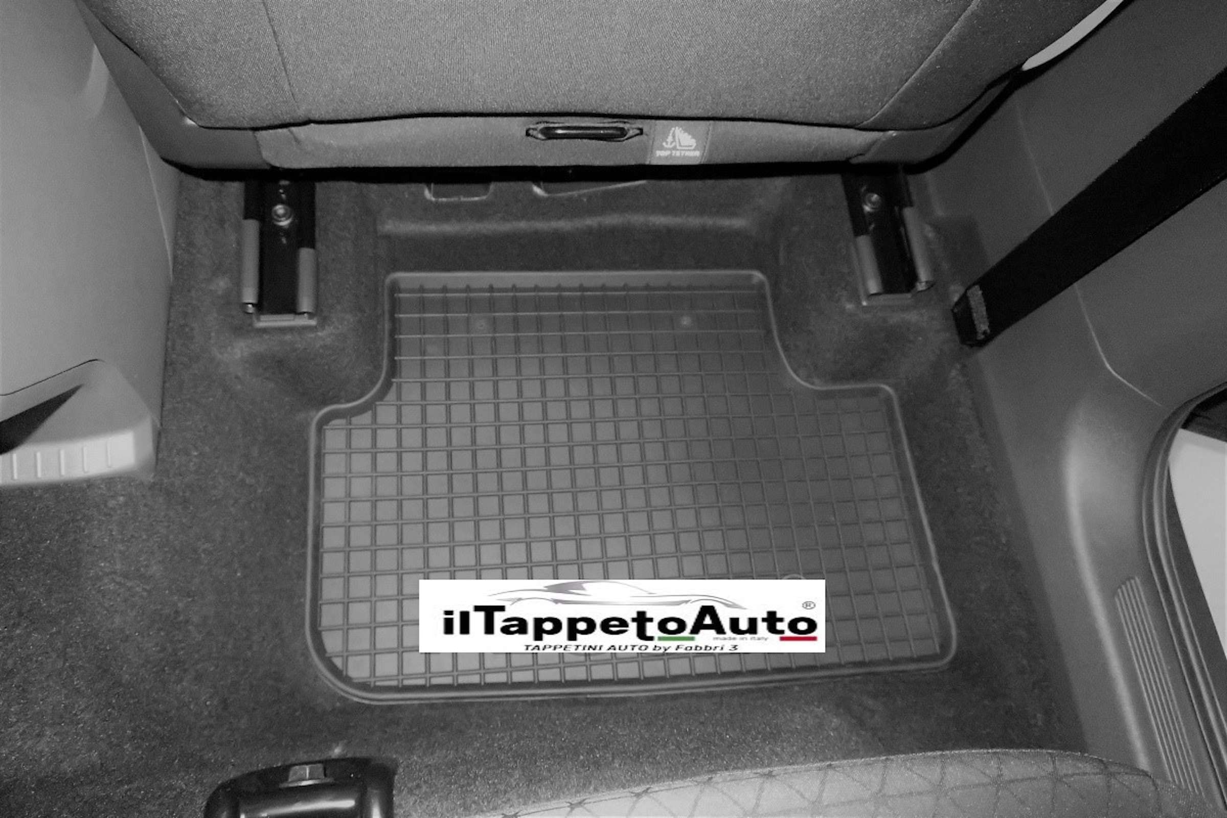 F904864 - Tappetini su Misura per Auto in gomma Antiscivolo Compatibile con T-Cross dal 2019-