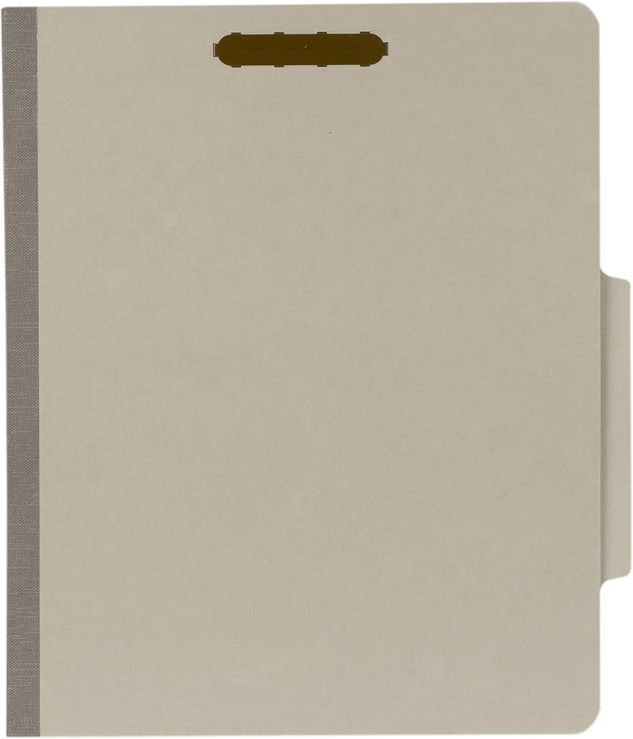 The File King - Pressboard Classification Partition File Folder - Letter Size - Top Tab with Dividers and Fasteners for Filing Cabinets and Drawers - Box of 10 : Office Products