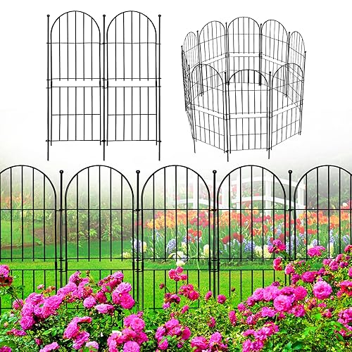 Decorative Garden Fence 31in (H) x10ft (L), 10 Pack No