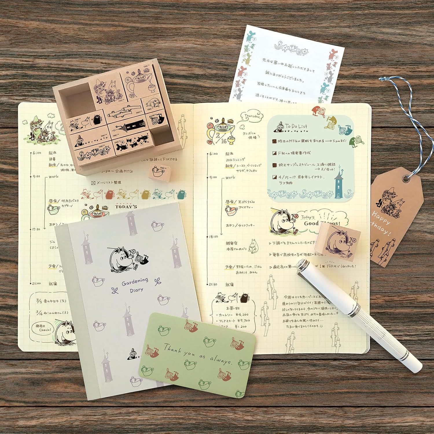 Beverly Moomin Stamp Stamp Set SOH-012