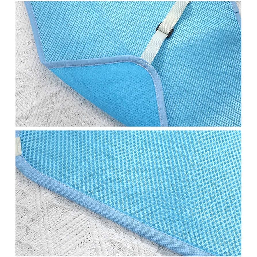 Amaca Per Gatti Da Gabbia - Blu, 46x37cm, Tessuto Tela, Con Ganci In Metallo