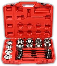 Pull Sleeve Kit 28-Piece Set Hydraulic Press SST Special Tool Sleeve Attachment Shim Universal Bushing Bearing Mount Removal/Attachment Pressing Replacement Hub Bearing Jig (28-Piece Set)