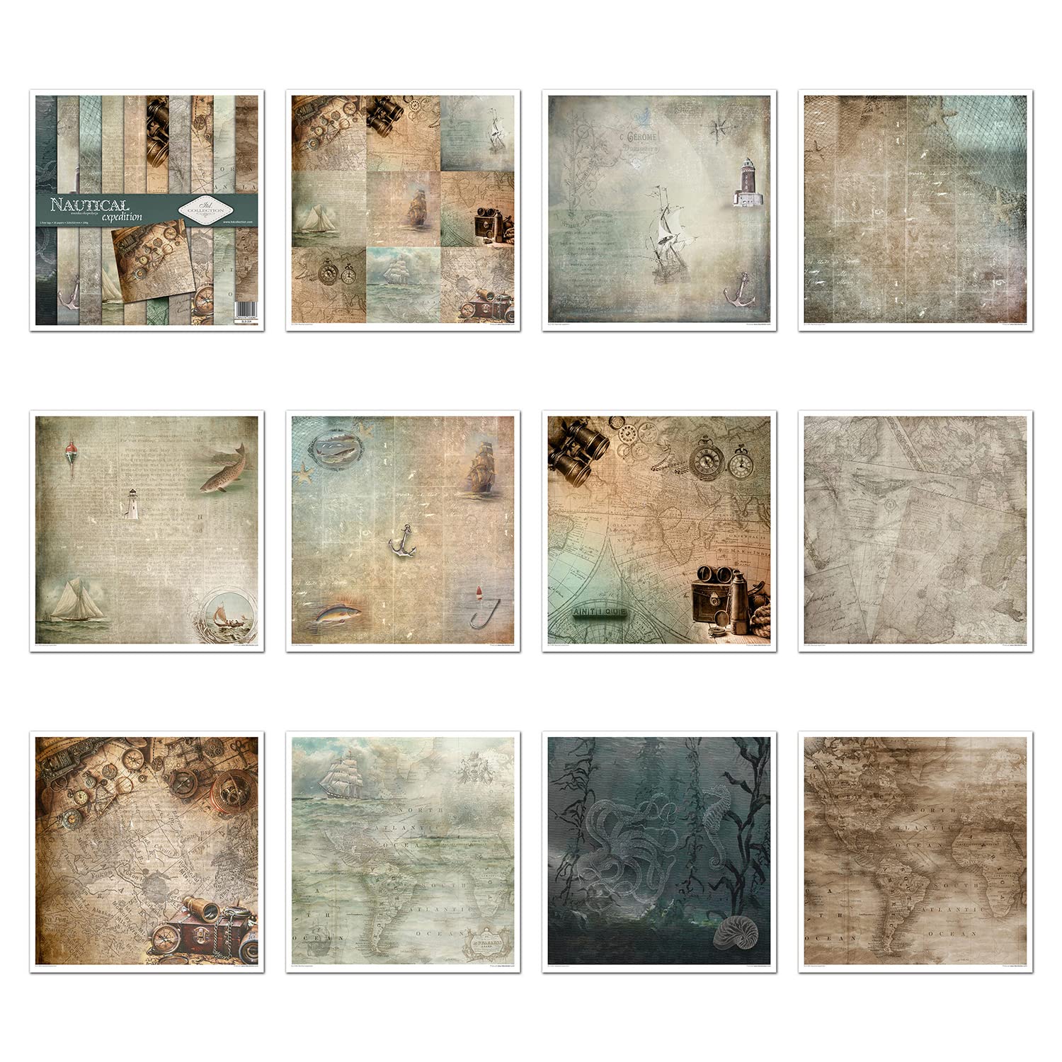 Papier Scrapbooking ITD Collection - Spring Love Story Vol.2 - 10 Feuilles 31x30 Cm - Recyclé - Pour Créations DIY