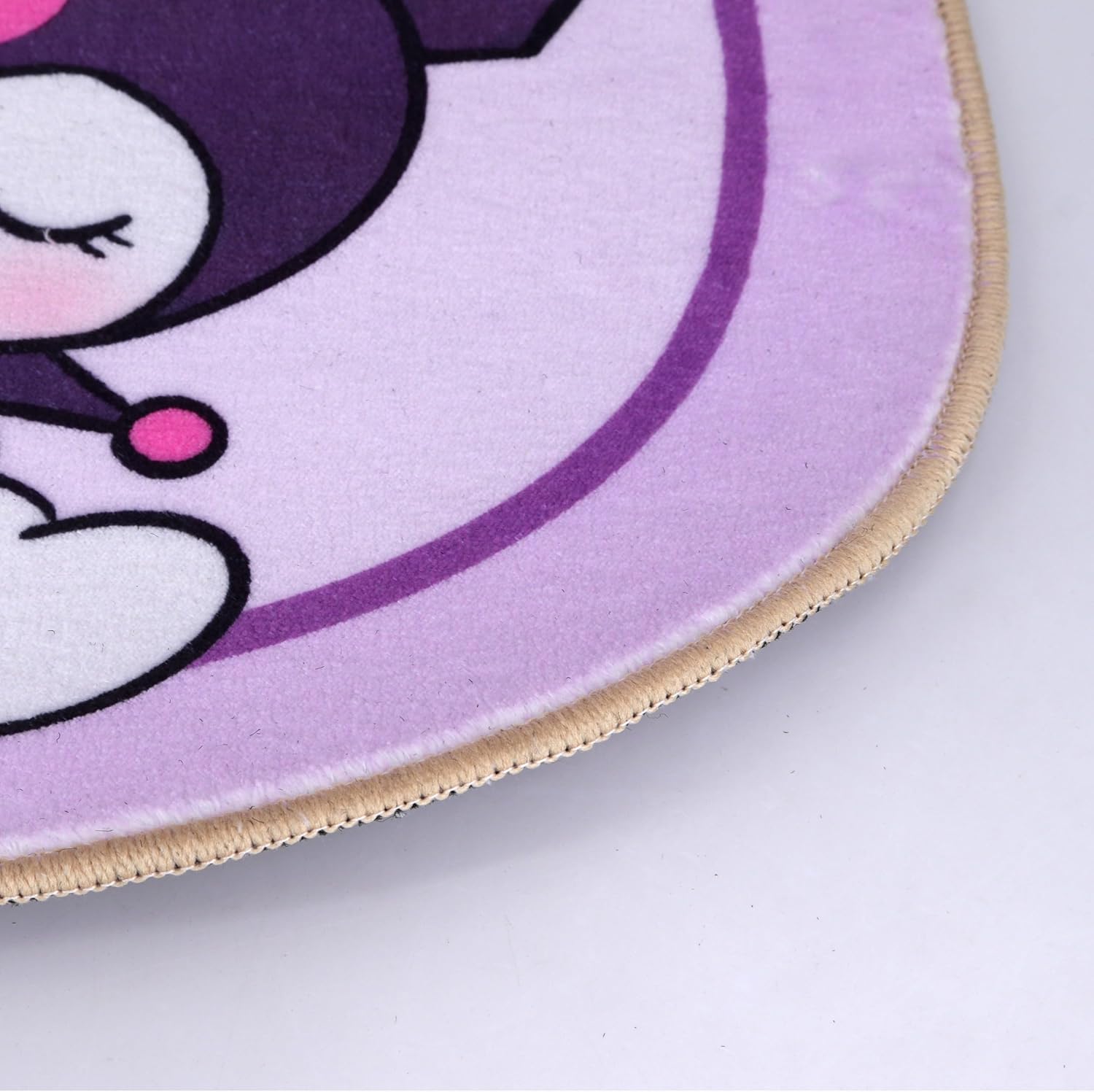 Roffatide Anime Evil Rabbit Cartoon Cute Area Rug Irregular Fluffy Fuzzy Plush Area Rug Mat Blanket Rug Floor Carpet for Indoor Living Dining Room Home Decor 40x100cm