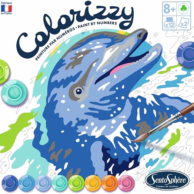 Foto 4 de 4 de Sentosphère - COLORIZZY-Ddelfines, 4509, juego de 16 piezas