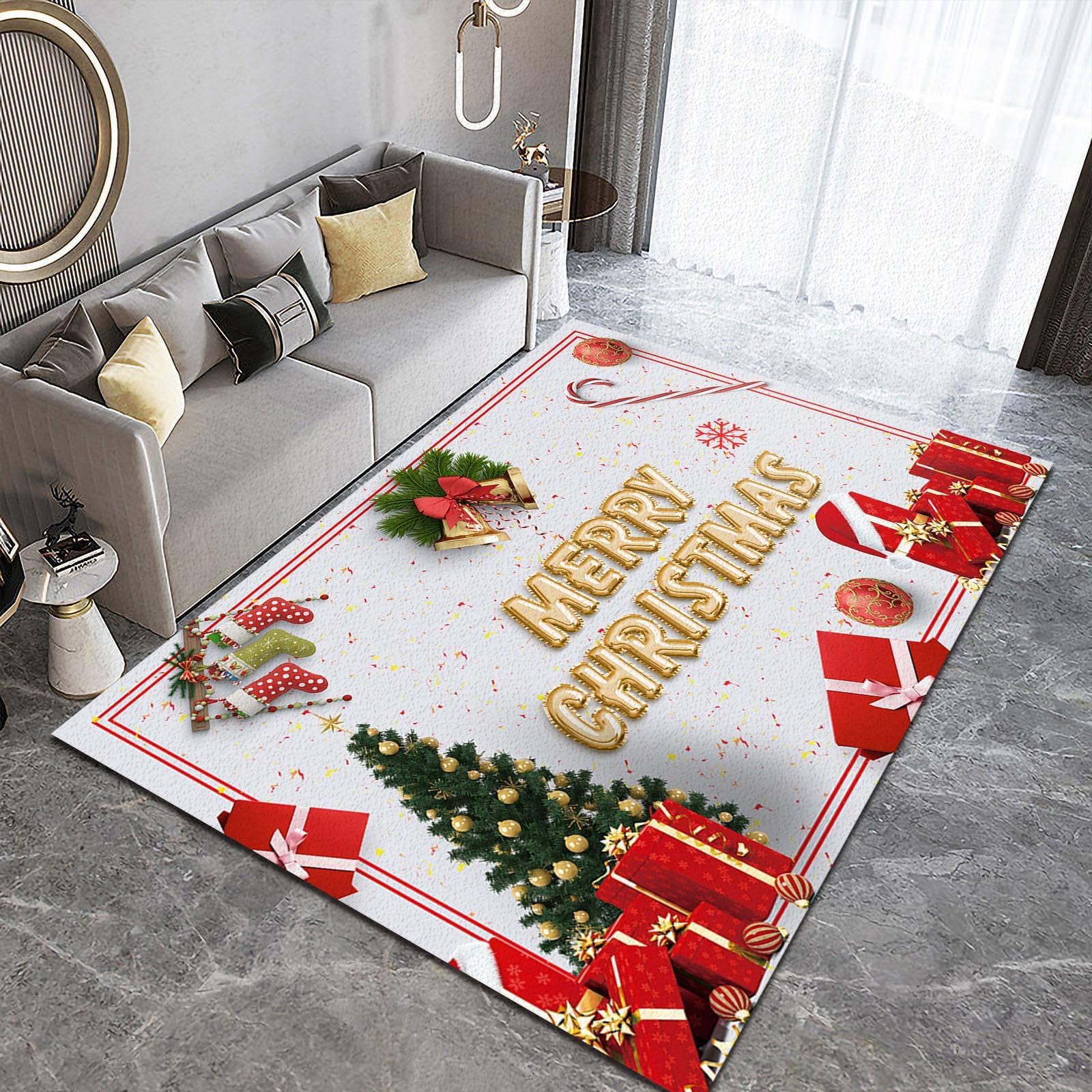 Tapis moderne lavable en machine Merry 170x240 résistant aux taches de chambre