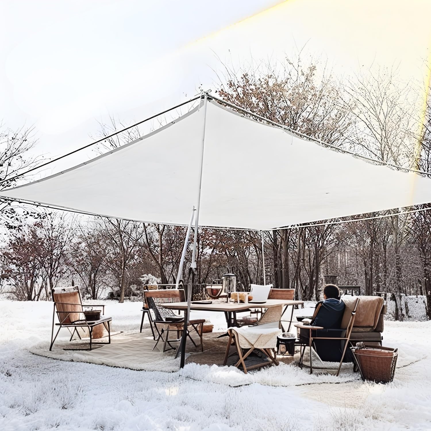 Generisch Schattierungsnetz Sonnensegel Wasserdicht 1.5m 2 2.5m 3 3.5m 4m 5m 6m 7m 8m 10m 12m Schattiernetz Mit Ösen Schattennetz Für Gewächshaus 90% UV-Schutz Sonnenschutz(4.5x5.5 M)