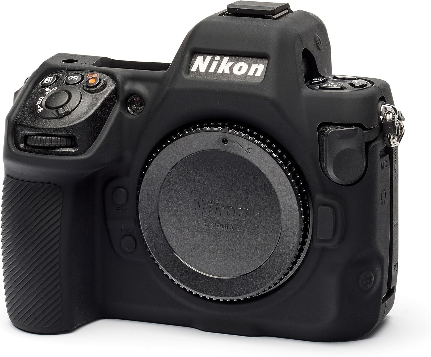 easyCover - Silicone Camera case - Protection Compatible for Your Camera Nikon Z8 - Black