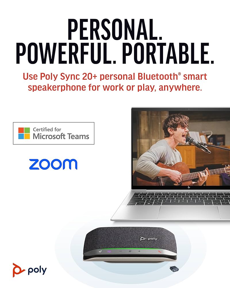 Amazon.com: Poly Sync 20+ Personal Portable Bluetooth