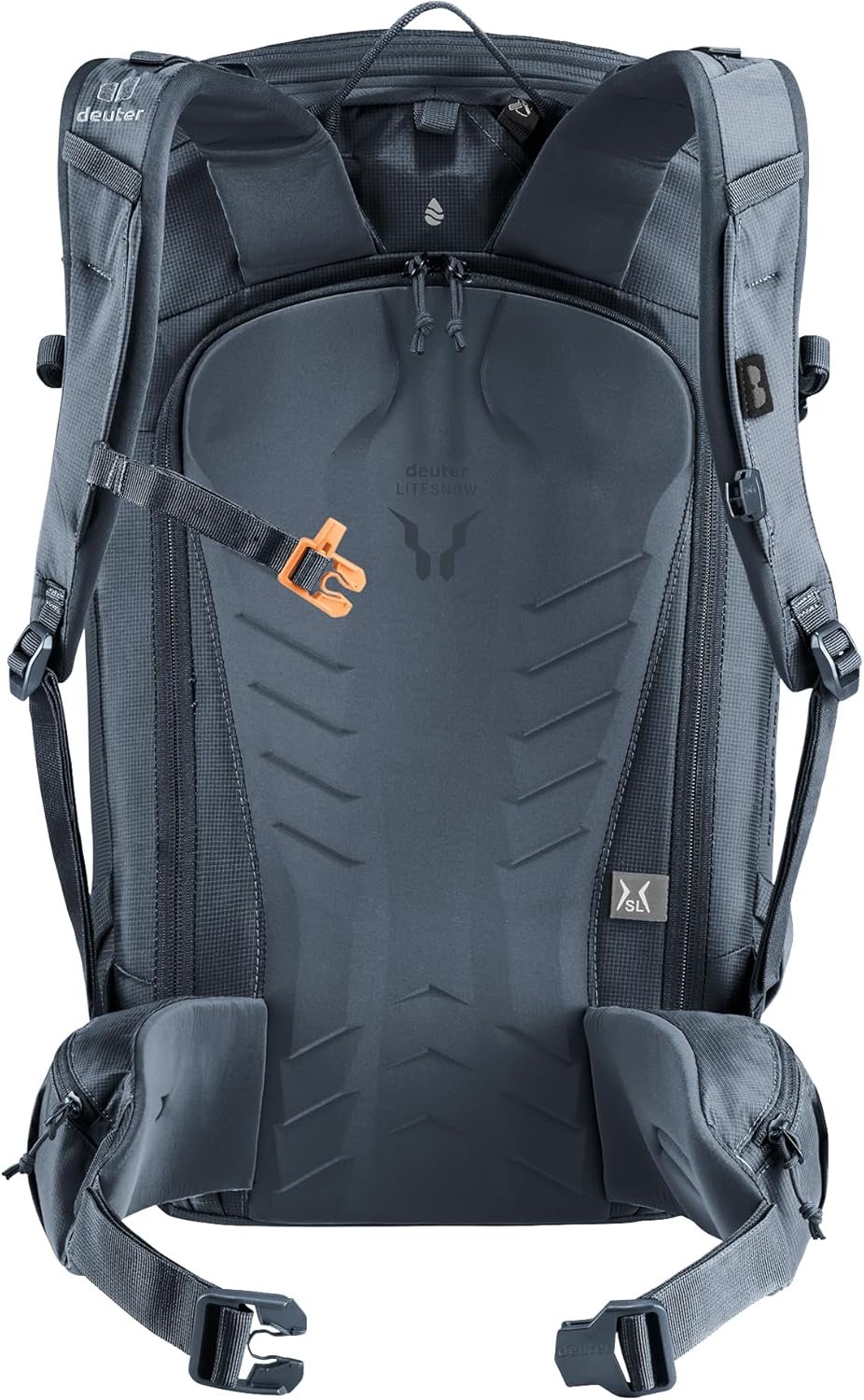 Deuter Freerider Pro 32+10 Lightweight Ski Touring Backpack for Backcountry Adventures - Black