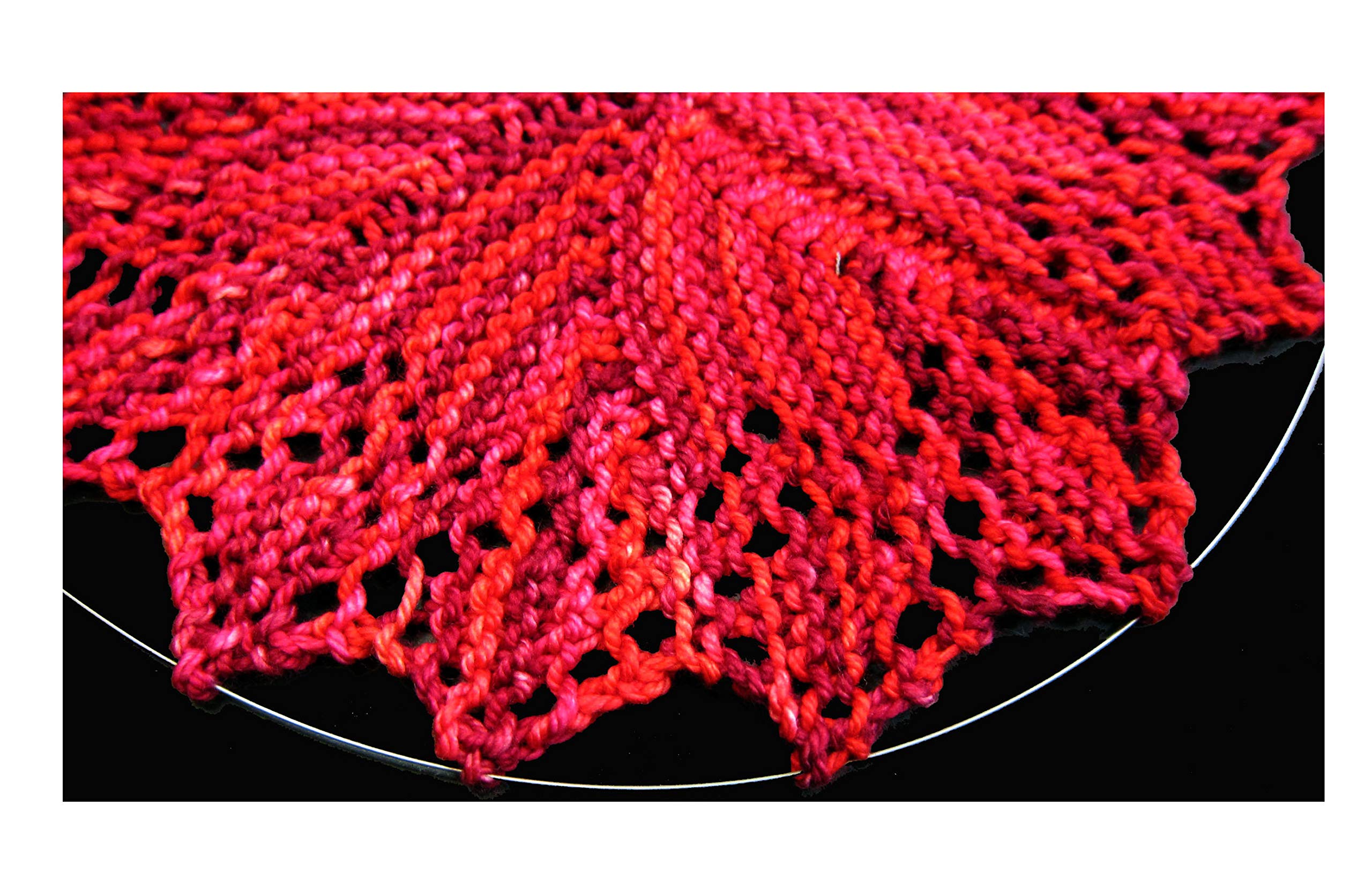 Leslye Solomon's 3 Long Flexible Blockers for Knit or Crochet Skirts, Shawls, and All Edges Curved or Circular
