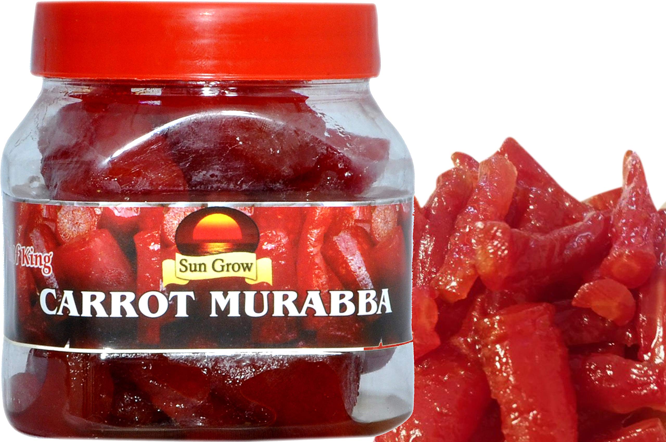 Sun Grow (Combo Pack of 2) (MARWARI Rajasthani GULKAND) Home Made Organics Natural Gulkand 1kg & SUN GROW Food Home Made & Mother Made Organic Carrot Murabba 500gm - Image 3 thumbnail