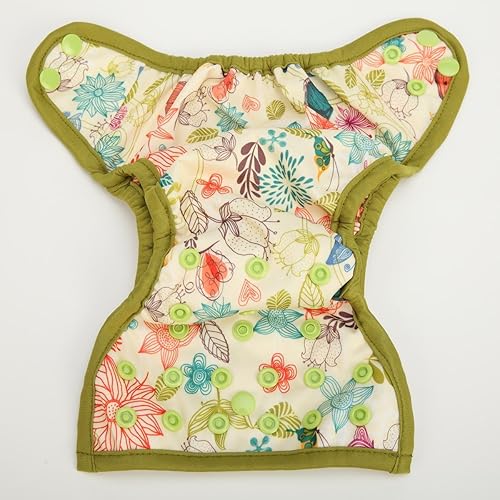 Miniatura 4 de 3 fundas de pañales para bebés recién nacidos de 8 a 10 libras para niñas (paquete de conejo floreado floral)