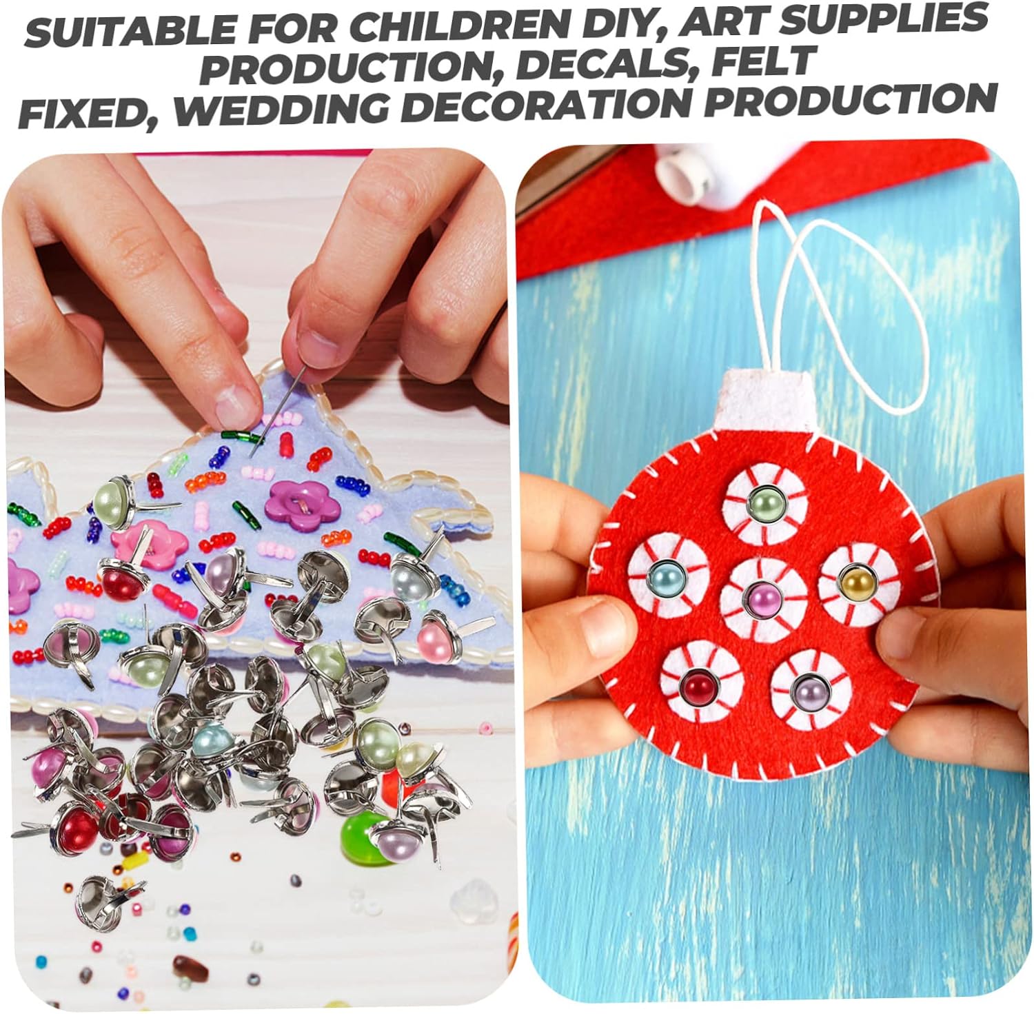 jojofuny 100Pcs Colorful Brads Fasteners for DIY Craft Projects Paper Fasteners for Scrapbooking Card Making and Decorative Art Supplies Durable and Easy to Use