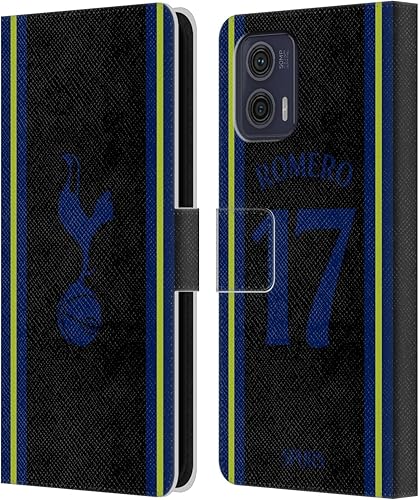 Head Case Designs Officially Licensed Tottenham Hotspur F.C. Cristian Romero 202223 Players Home Kit Leather Book Wallet Case Cover Compatible with
