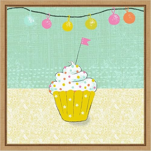 Miniatura 10 de Amanti Art Framed Canvas Wall Art 16x16 Retro Birthday IV by Chariklia Zarris, Framed Wall Art Canvas, Still Life Artwork, Traditional Decor, Small