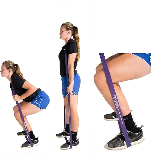 Miniatura 5 de P.R.O. Bandas para entrenamiento de bandas de resistencia de baloncesto (banda única - 4 niveles para elegir | Perfecto para mejorar la explosividad