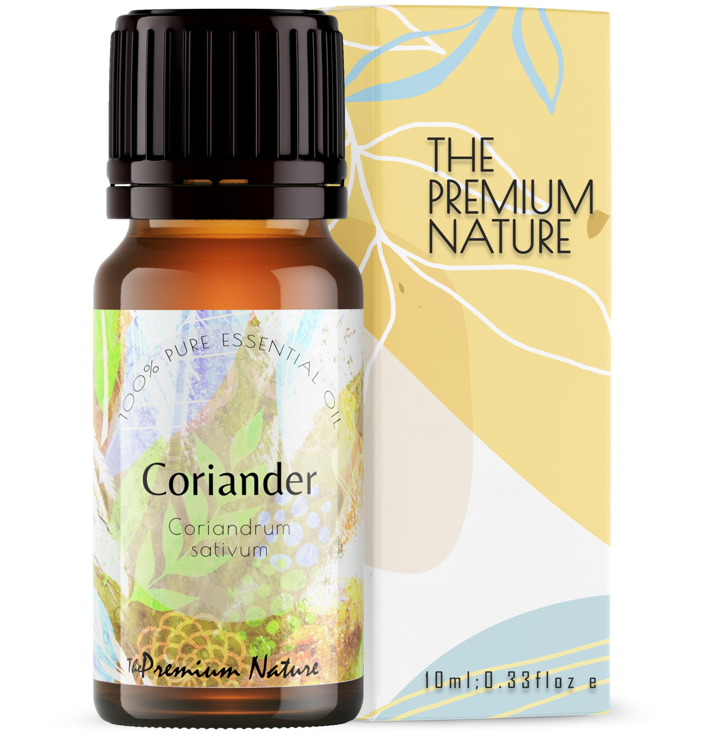 The Premium Nature Coriander Essential Oil for Diffuser | 100% Natural | Perfect for Skin, Aromatherapy, Skincare, Massages & Candle Making - Sweet Spicy Scent for DIY, 10 mL (B0CPV276FS) Amazon Price History, Amazon Price Tracker