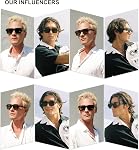 SOJOS Big Trendy Square Polarized Sunglasses Mens Womens, Retro Large Chunky Oversized Rectangle Shades SJ2345